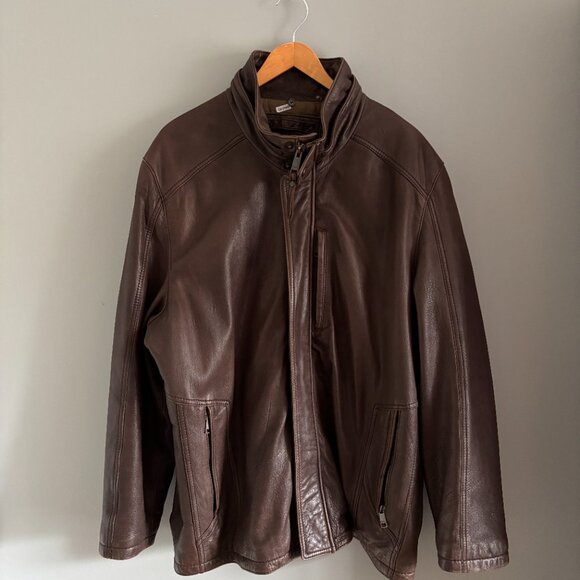 Vintage Cocoa Leather Jacket - Picture 2 of 16